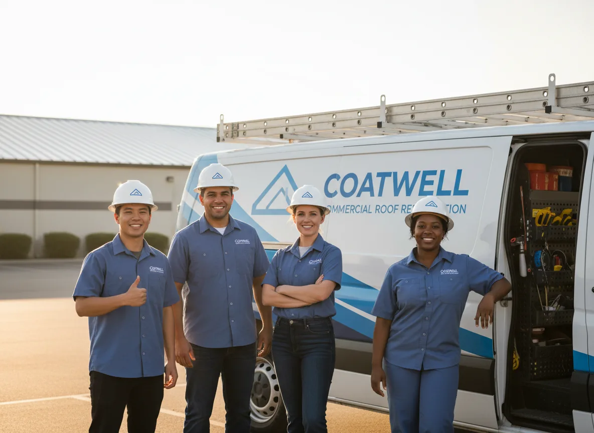 Commercial roof coating company in Felton, CA